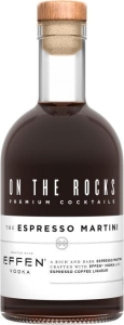 On The Rocks - Effen Vodka Espresso Martini Ready To Drink Cocktail (375ml)
