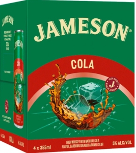 Jameson Cola - Irish Whiskey (4 pack 12oz cans)