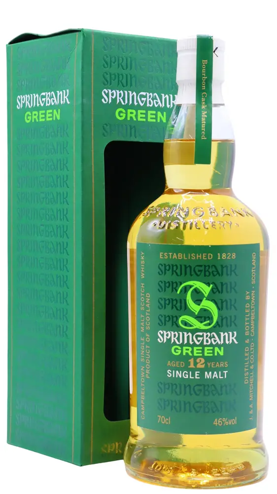 Springbank - Green Bourbon Cask Matured First Edition 2002 12 year old Whisky 70CL