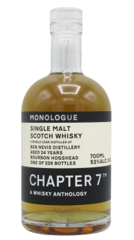Ben Nevis - Chapter 7 - Single Cask #30 1997 24 year old Whisky 70CL
