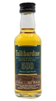 Tullibardine - 500 Sherry Cask Finish Miniature Whisky 5CL