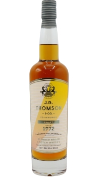 J.G. Thomson - Blended Grain Scotch 1972 48 year old Whisky 70CL