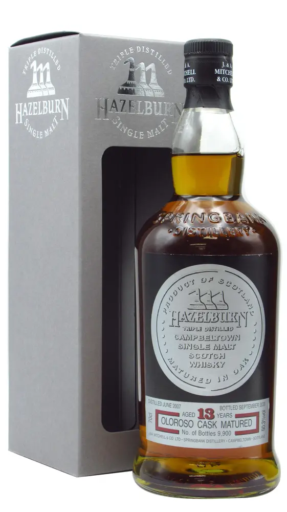 Hazelburn - Sherry Wood 2020 Edition Single Malt Scotch 2007 13 year old Whisky 70CL