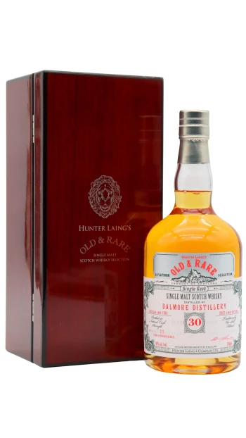 Dalmore - 30 year old Hunter Laing's Old & Rare Single Cask Single Malt Scotch 1991 Whisky 70cl 49% ABV