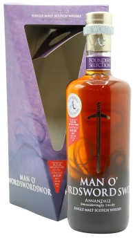 Annandale - Man O' Sword Founders' Selection - Single STR Cask #358 2017 5 year old Whisky 70CL