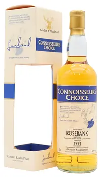 Rosebank (silent) - Connoisseurs Choice Single Malt Scotch 1991 17 year old Whisky 70CL