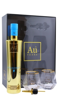 Au - Glass Pack - Blue Raspberry Vodka 70CL