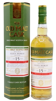 Glen Moray - Old Malt Cask - Single Cask #17592 - 2007 15 year old Whisky 70CL