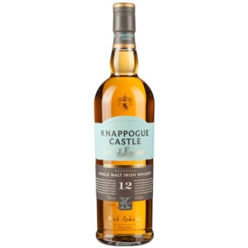 Knappogue Castle 12 Years Old Bourbon Cask Matured Single Malt Irish Whiskey Limited Release 750ml