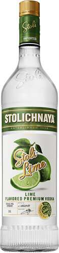 Stoli Lime Vodka 1L