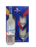 Grey Goose Vodka France Gift Pk W/ 2 Glasses 750ml