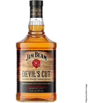 Jim Beam Devil's Cut Bourbon Whiskey 1L