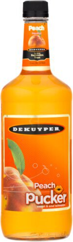 Dekuyper Pucker Peach Schnapps Liqueur 750ml