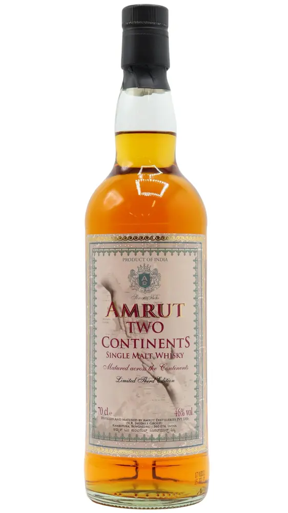 Amrut - Two Continents 3rd Edition Indian Single Malt Whisky 70CL