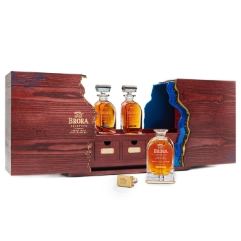 Brora (silent) - Triptych Single Malt Scotch - 3 x 50cl Whisky
