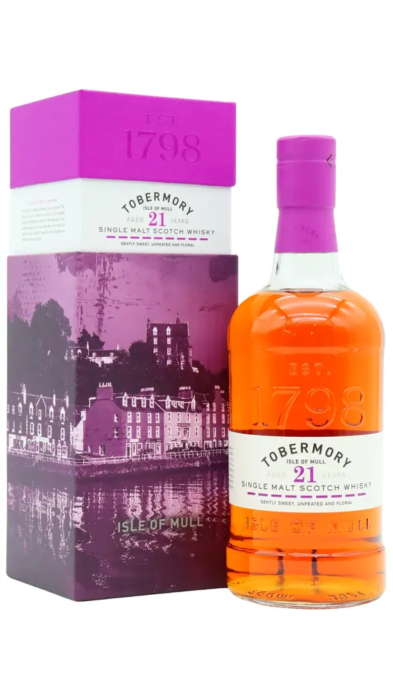 Tobermory - Single Malt Scotch 21 year old Whisky 70CL
