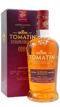 Tomatin - Portuguese Collection - Port Cask Highland Single Malt Scotch 2006 15 year old Whisky 70CL