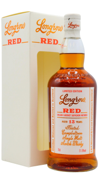 Longrow - Red Chilean Cabernet Sauvignon 13 year old Whisky 70CL