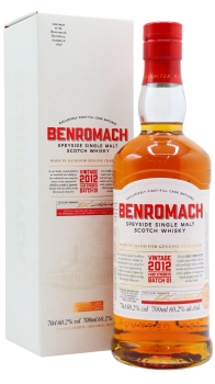 Benromach - Cask Strength - Batch #1 2012 10 year old Whisky 70CL