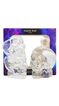 Crystal Head - Skull Glasses Gift Pack Vodka 70CL