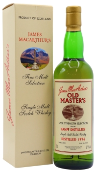 Banff (silent) - James MacArthurs Single Cask #2260 1976 25 year old Whisky 70CL