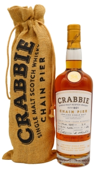 Crabbie - Chain Pier Lowland Single Malt - Inaugural Release 2019 3 year old Whisky 70CL