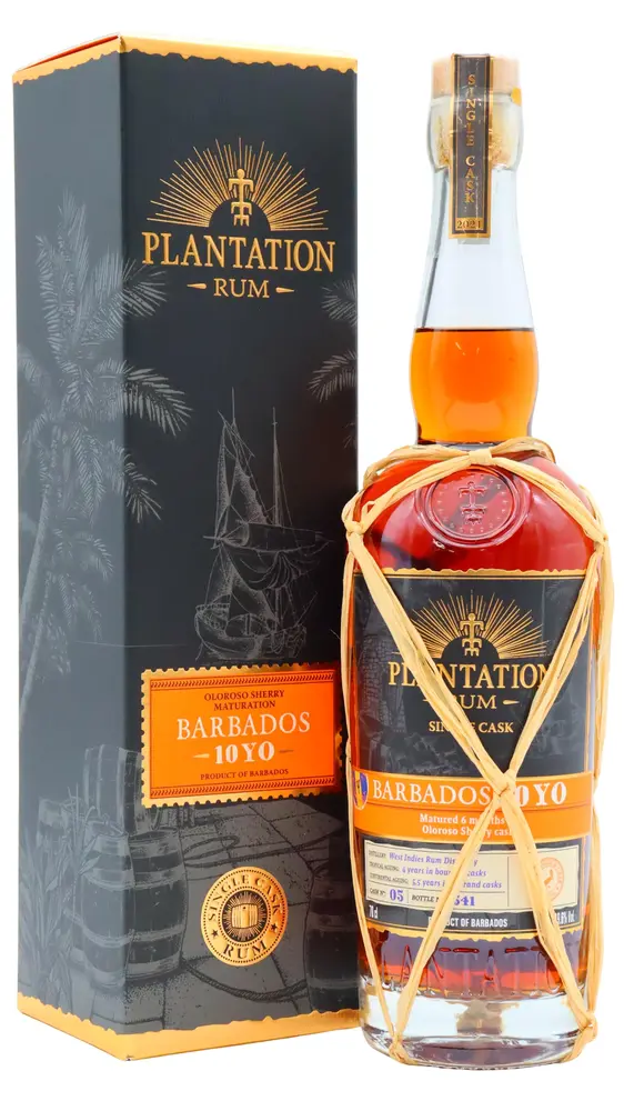 Plantation - Single Cask Collection 2021 - Oloroso Sherry Cask Barbados 10 year old Rum