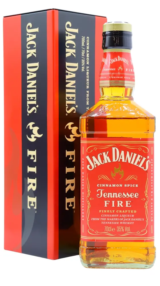 Jack Daniel's - Tennessee Fire Whiskey Liqueur & Branded Gift Tin