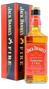 Jack Daniel's - Branded Tin & Tennessee Fire Whiskey Liqueur 70CL