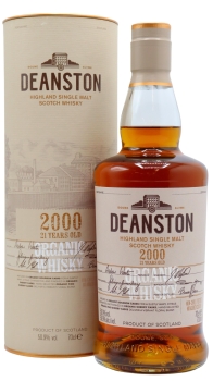 Deanston - Organic Single Malt 2000 21 year old Whisky 70CL