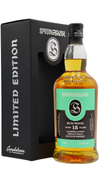 Springbank - Rum Wood 2019 Edition 15 year old Whisky 70CL