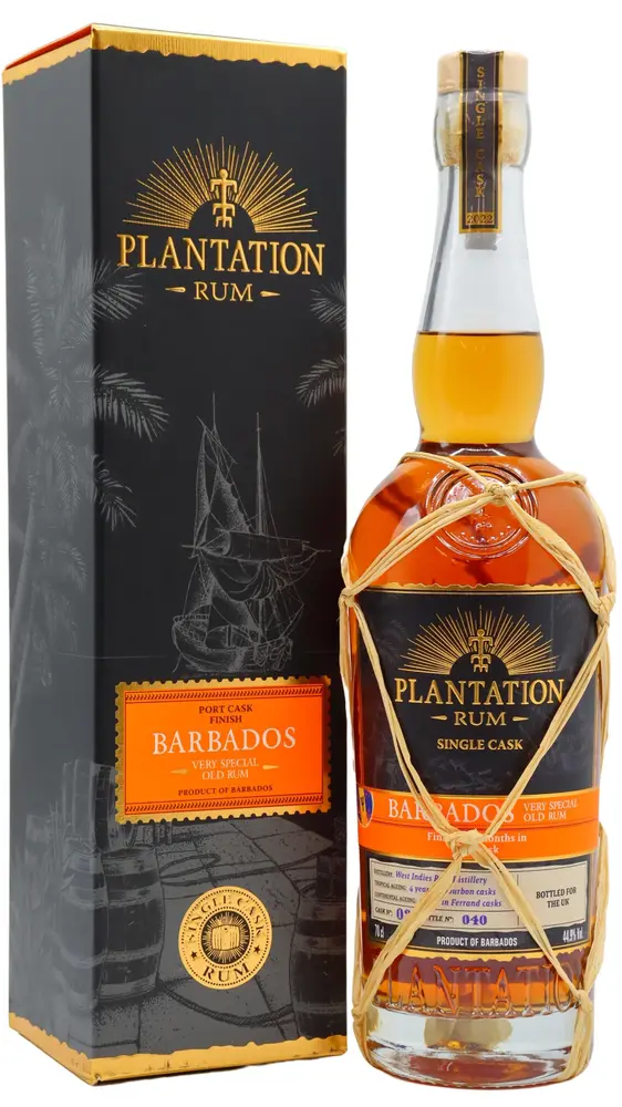 Plantation - Single Cask Collection 2022 - Port Cask Barbados VSOR 2016 6 year old Rum