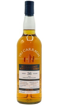 Tomatin - Tri Carragh - Single Cask # Refill Sherry Butt 1986 36 year old Whisky 70CL