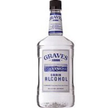 Graves Grain Alcohol 190 Proof 375ml