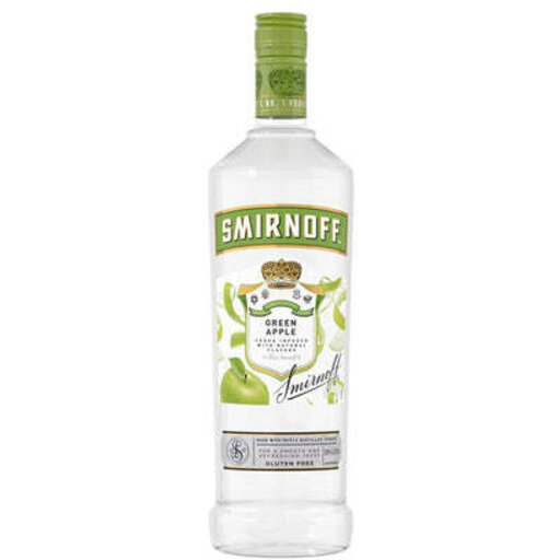 Smirnoff Vodka Green Apple 750ml