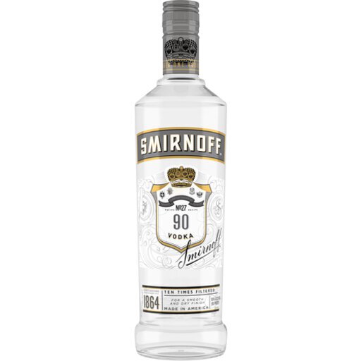 Smirnoff 90 Vodka Silver Label 750ml