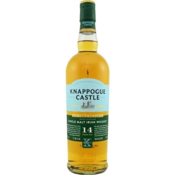 Knappogue Castle 14 Years Old Twin Wood Non Chill Filtered Single Malt Irish Whiskey Limited Release 750ml