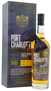 Port Charlotte - Vintage Bottlers - Rum Barrel Matured 2001 21 year old Whisky 70CL