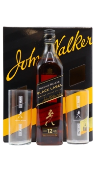 Johnnie Walker - Glass Pack - 2022 Holiday Edition Black Label Whisky 70CL