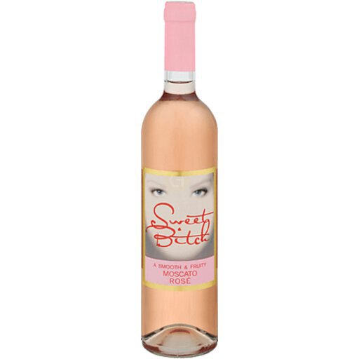 Sweet Bitch Smooth & Fruity Moscato Rose 750ml