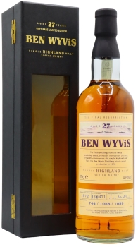 Ben Wyvis (silent) - The Final Resurrection 1972 27 year old Whisky 70CL