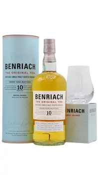 Benriach - The Original Ten Single Malt Scotch 10 year old Whisky (Includes Branded Glass) 70CL