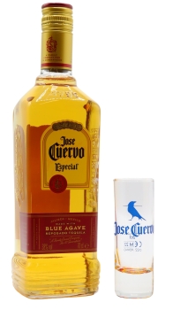 Jose Cuervo - Shot Glass & Especial Reposado Tequila 70CL