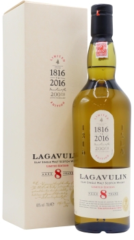 Lagavulin - 1826 - 2016 200th Anniversary Edition 8 year old Whisky 70CL
