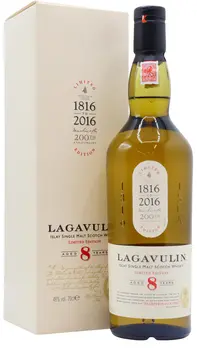 Lagavulin - 1826 - 2016 200th Anniversary Islay Single Malt Scotch 8 year old Whisky 70CL