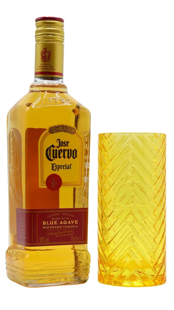 Jose Cuervo - Especial Reposado Tequila (Includes Branded Glass) 70CL
