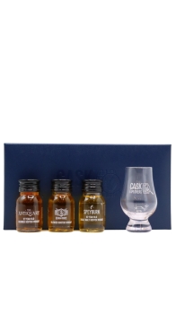 Cask Explorers - Tasting Glass & Miniature Tasting Gift Box 3 x 3cl Whisky