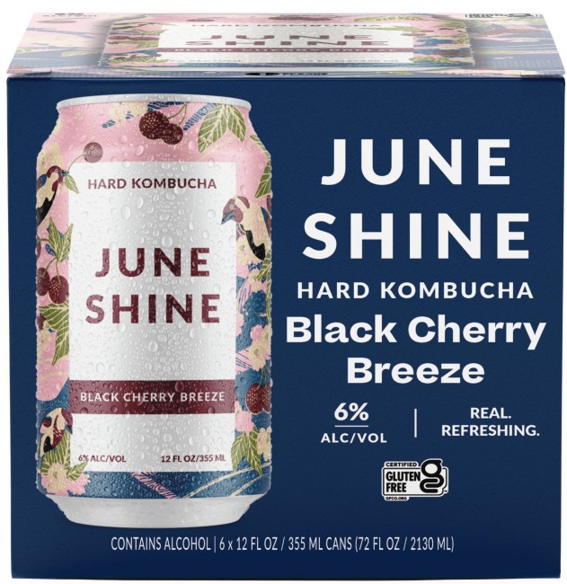 JuneShine - Black Cherry Breeze Hard Kombucha
