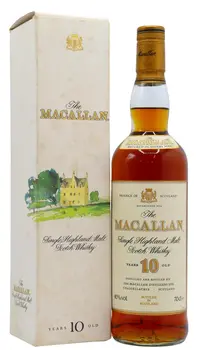 Macallan - Single Highland Malt 10 year old Whisky (1990's Bottling)