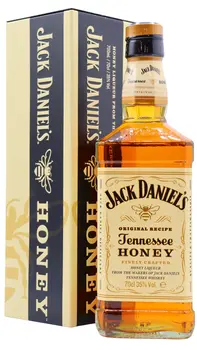 Jack Daniel's - Tennessee Honey Whiskey Liqueur & Branded Gift Tin 70CL